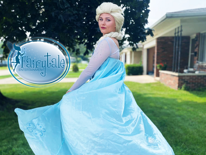 hire elsa for birthday party in auburn hills michigan and throughout Metro Detroit