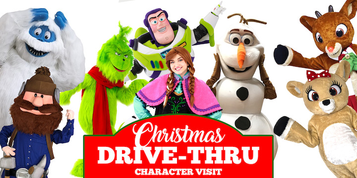 Christmas Drive Thru Characters 