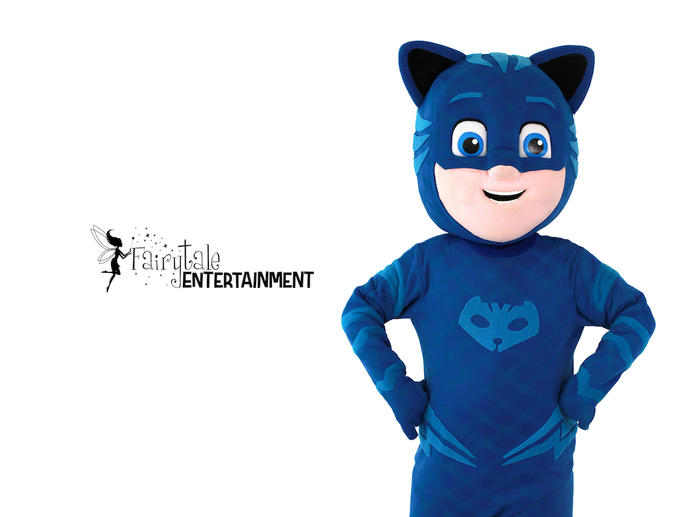 Rent pj masks catboy for kids birthday party, hire pj masks catboy party character for kids
