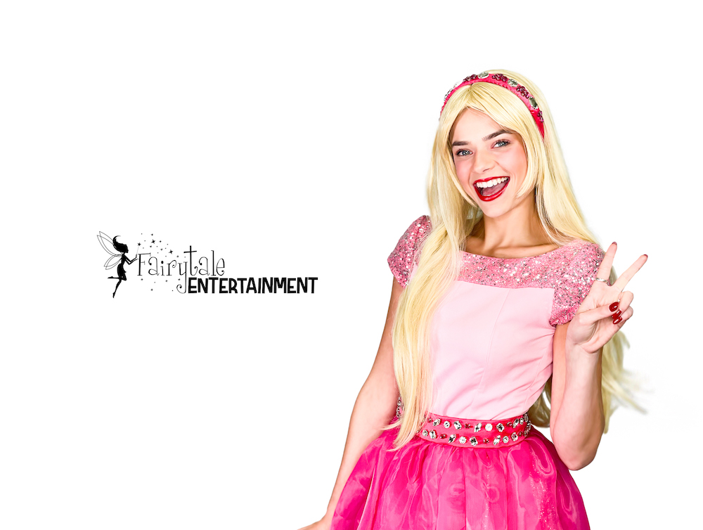 rent barbie or hire a princess party character for kids birthday in detroit and chicago