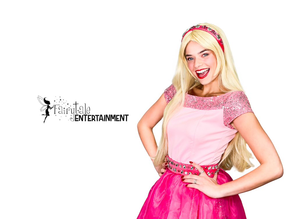 rent barbie or hire a princess party character for kids birthday in detroit and chicago