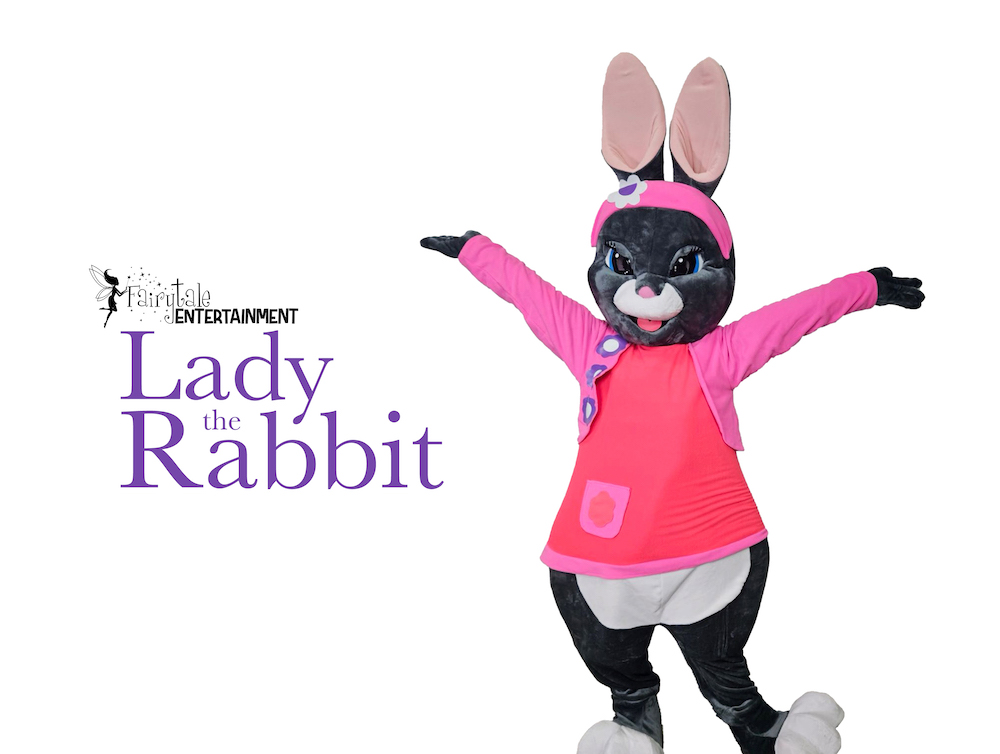 lady rabbit from peter rabbit movie for kids birthday parties in detroit and chicago
