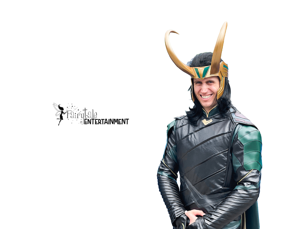 rent loki avengers character for kids birthday parties in detroit and chicago