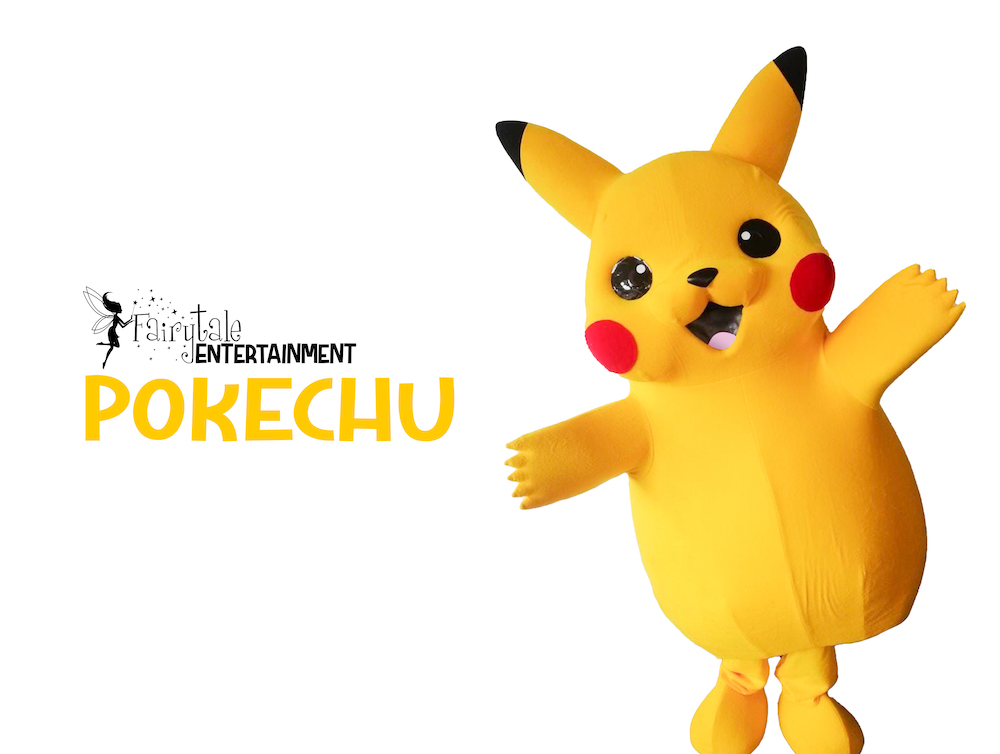 pokemon pikachu party character for hire for kids birthday party in detroit and chicago