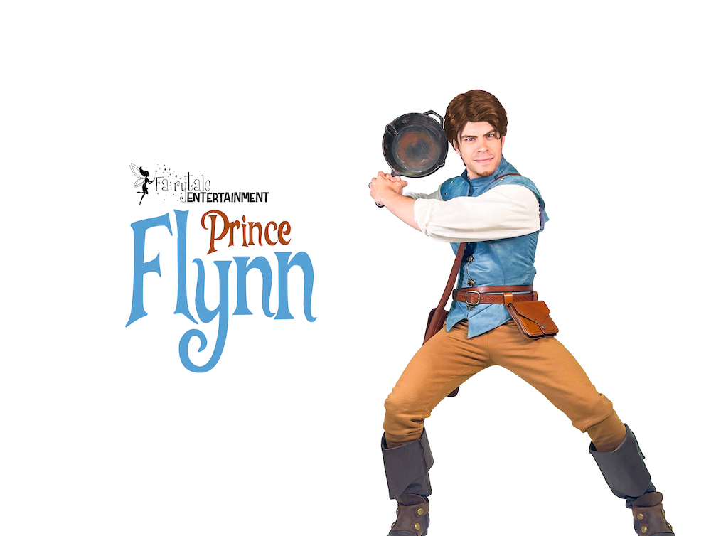 hire flynn rider party character for kids birthday in detroit and chicago