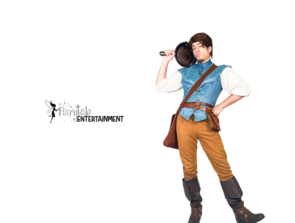 hire flynn rider party character for kids birthday in detroit and chicago