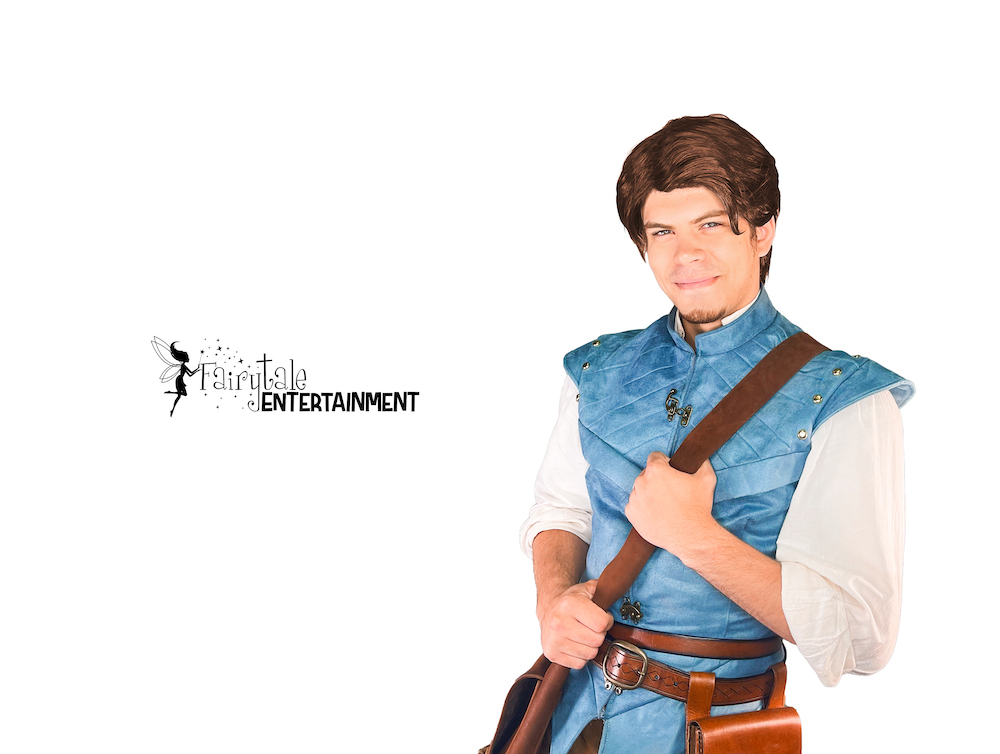 hire flynn rider party character for kids birthday in detroit and chicago