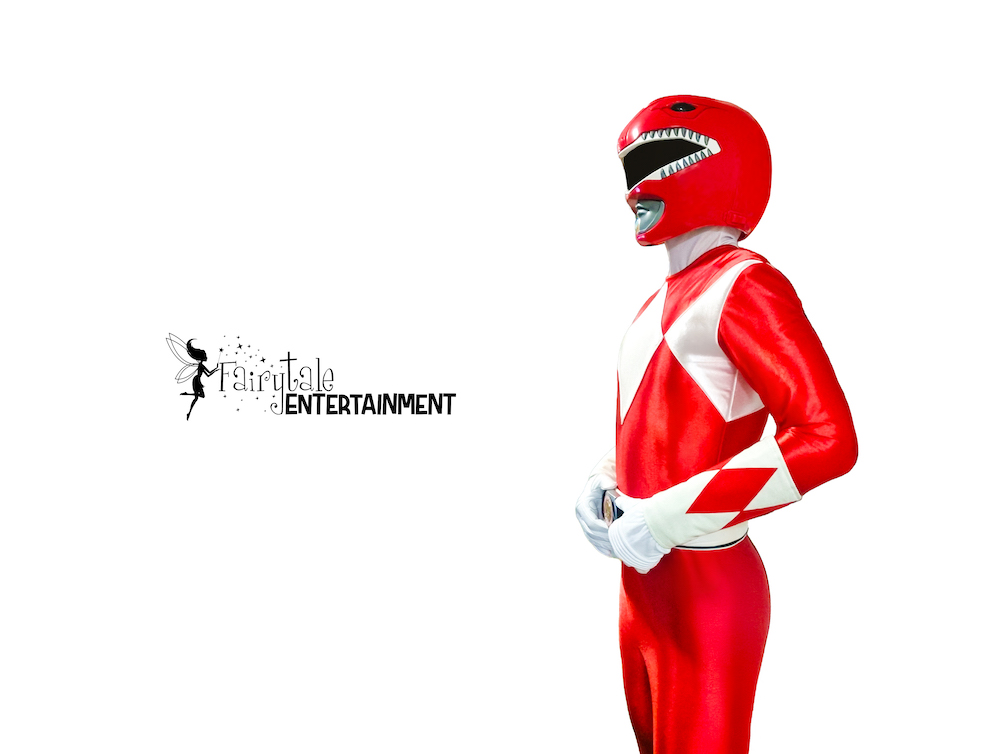 rent red power ranger for kids party in metro detroit and chicagoland area