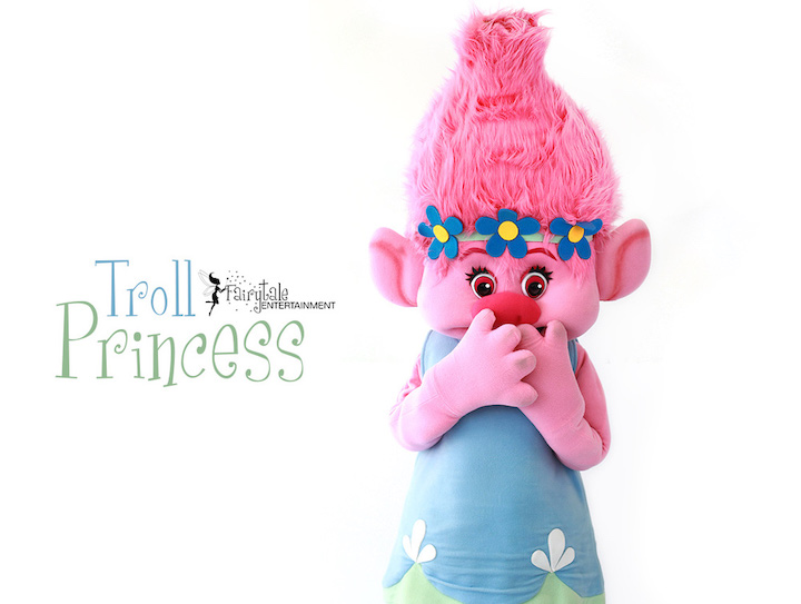 Trolls - Poppy the beautiful and happy princess Troll